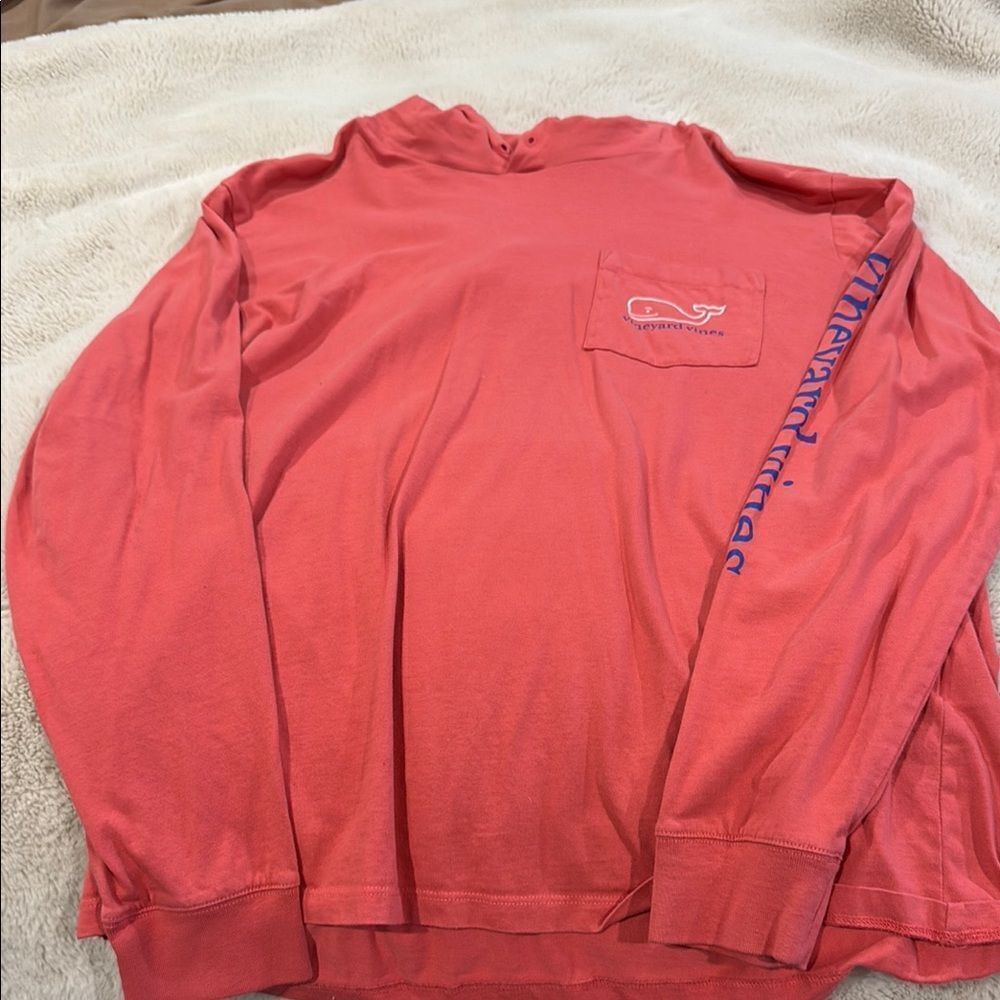 Vineyard Vines Pink Long Sleeve Tee